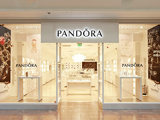 Pandora on sale shopping mall